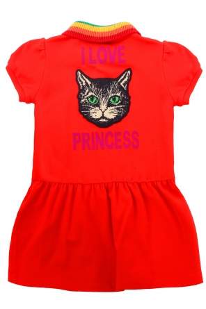 Dress with rainbow collar, zdjęcie 2 Dress with rainbow collar od Gucci Kids